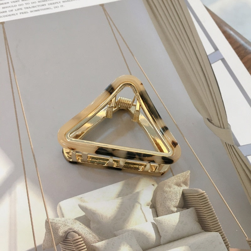 Geometric Hair Claw Clip For Polished Everyday Styles