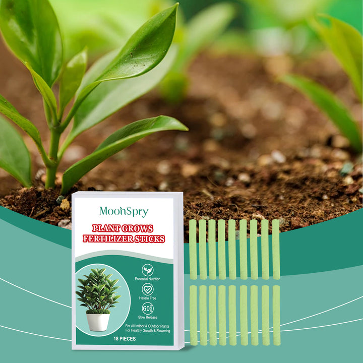 Plant Fertilizer Sticks for 60-Day Indoor Plant Growth