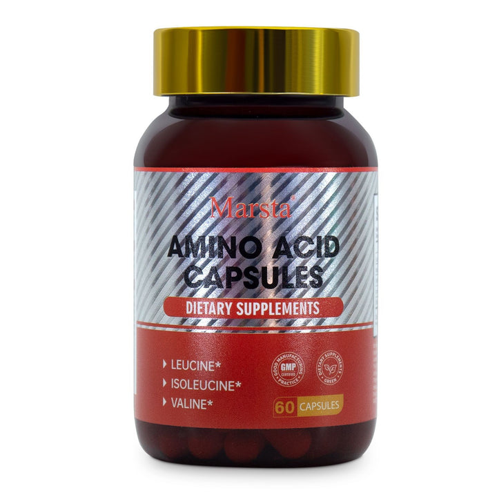 Amino Acid Capsules — 1000mg BCAAs for Endurance & Recovery