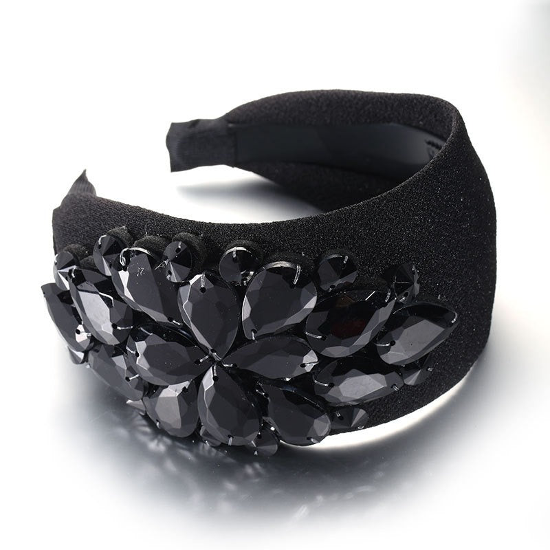 Jeweled Face Wash Headband for Secure Skincare Routines