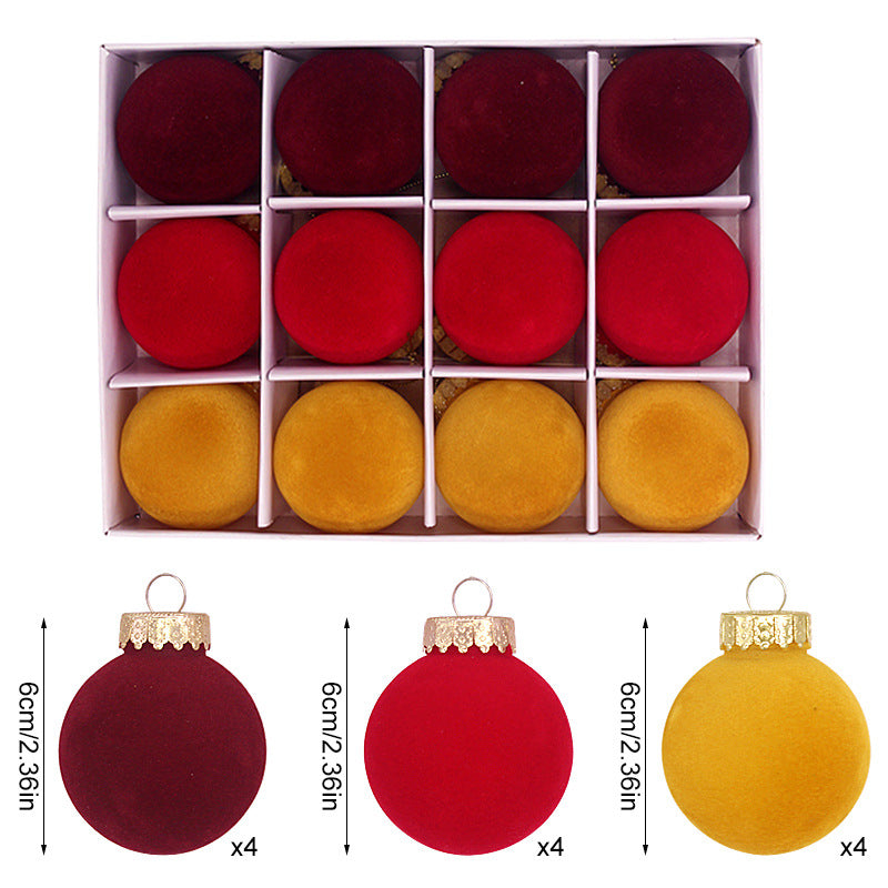 6cm Christmas Ball Ornaments for Coordinated Trees