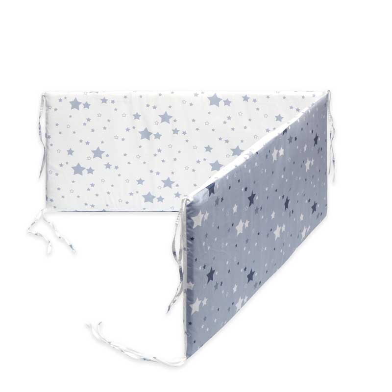Detachable Crib Bumper Panels for Playful Nursery Decor