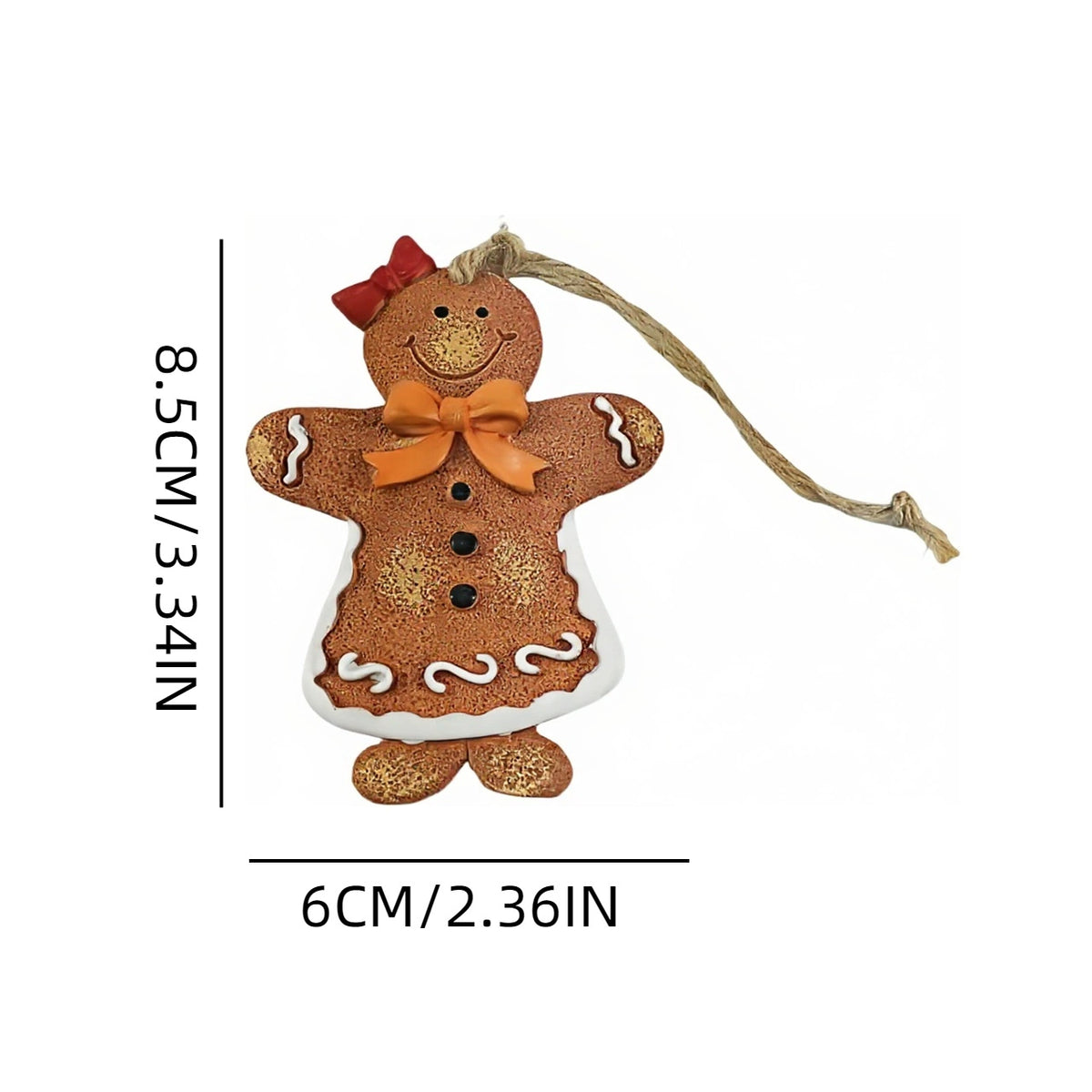 Christmas Gingerbread Ornaments for Playful Displays