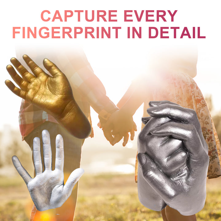 Couple Hand Casting Kit for a Lasting Love Keepsake