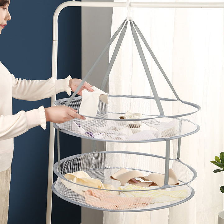 Clothes Drying Net for Socks and Delicates, Foldable