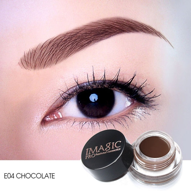 Eyebrow Gel Makeup with 6 Shades for Fuller Brows