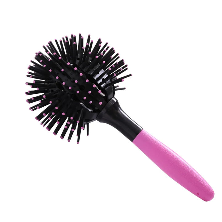 Round Hair Brush with 360° Rotating Barrel — Instant Volume