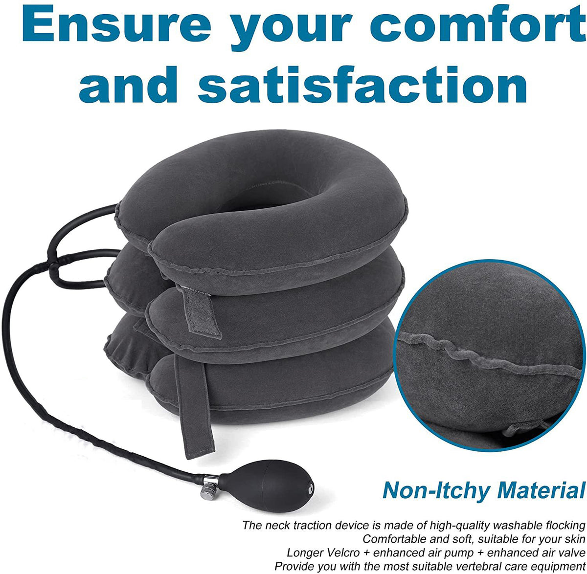 Cervical Traction Pillow — Neck Pain Relief & Decompression