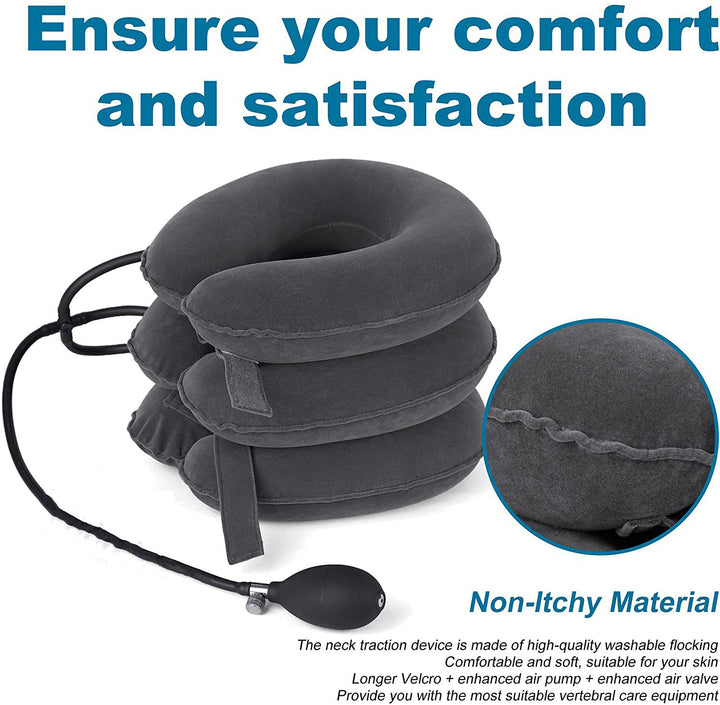 Cervical Traction Pillow — Neck Pain Relief & Decompression