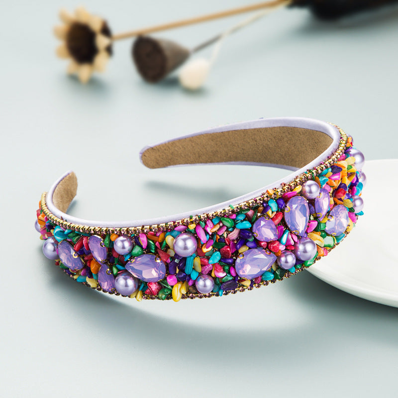 Jeweled Wide-Edge Headband for Instant Glamour Style