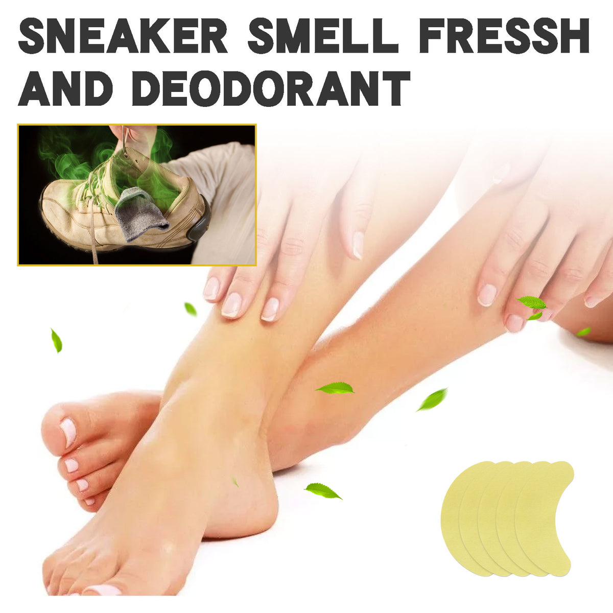 Shoe Deodorant Patches — Stop Foot Odor Naturally