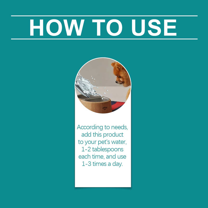 Dog Water Additive for Fresher Breath & Dental Care