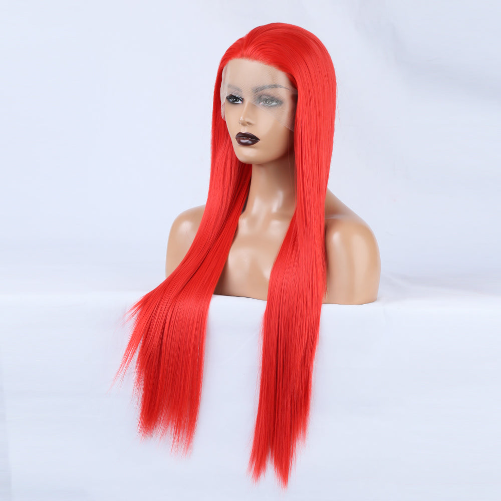 Long Red Lace Front Wig for Instant Statement Style
