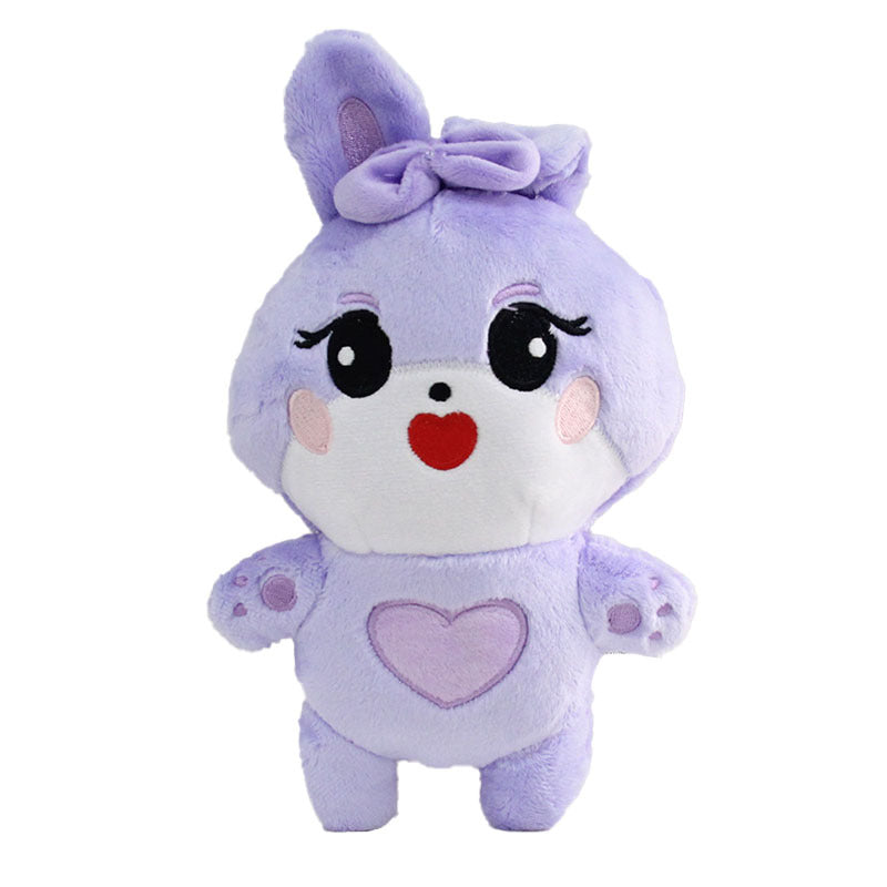 Four-Piece Plush Animal Set for Cheerful Nursery Decor