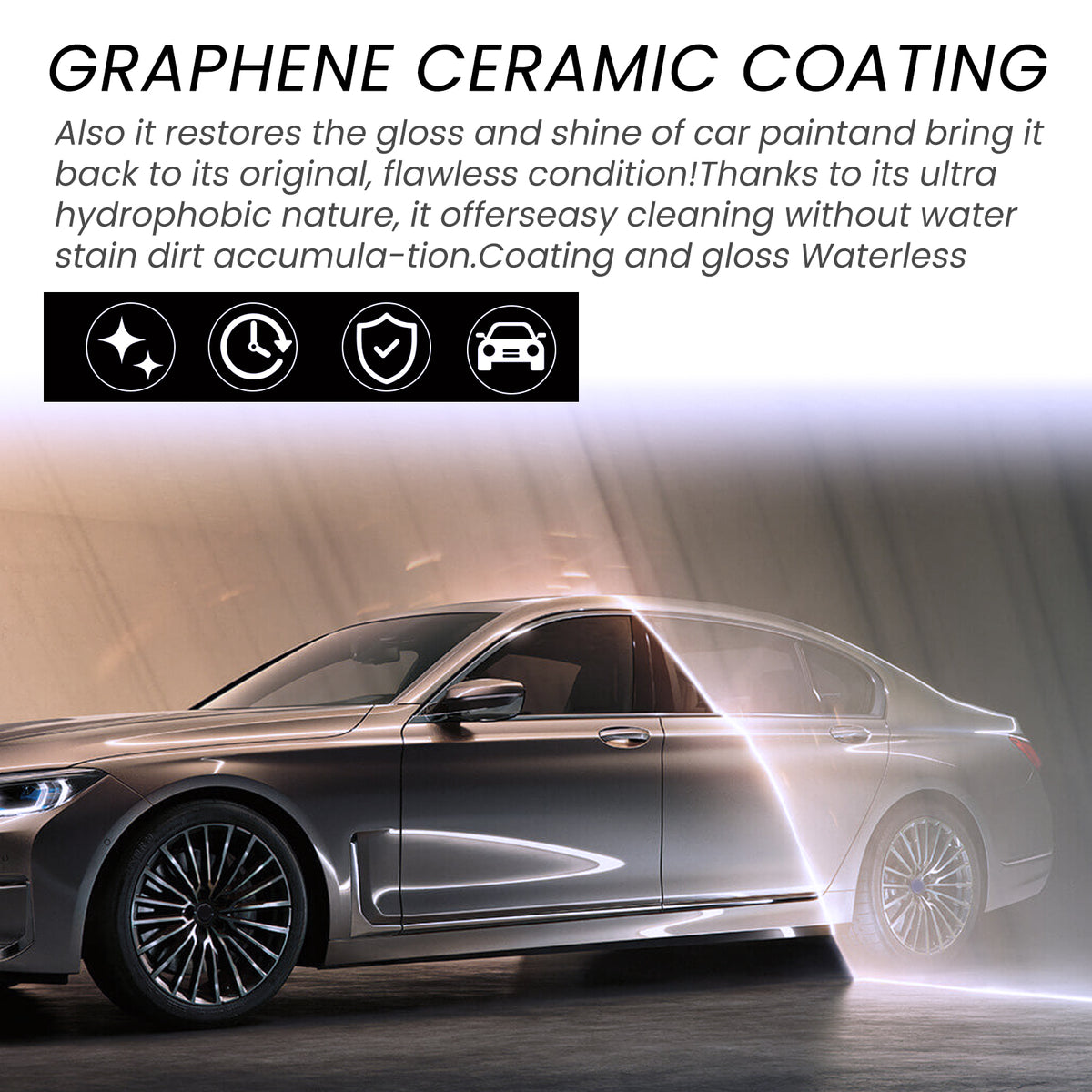 Graphene Ceramic Coating for High-Gloss Car Paint Care