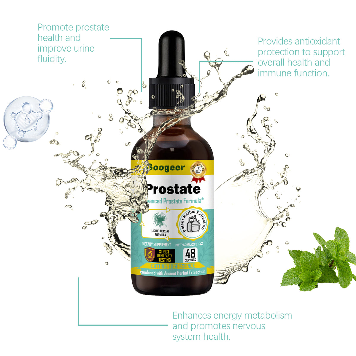 Liquid Prostate Supplement for Daily Urinary Support