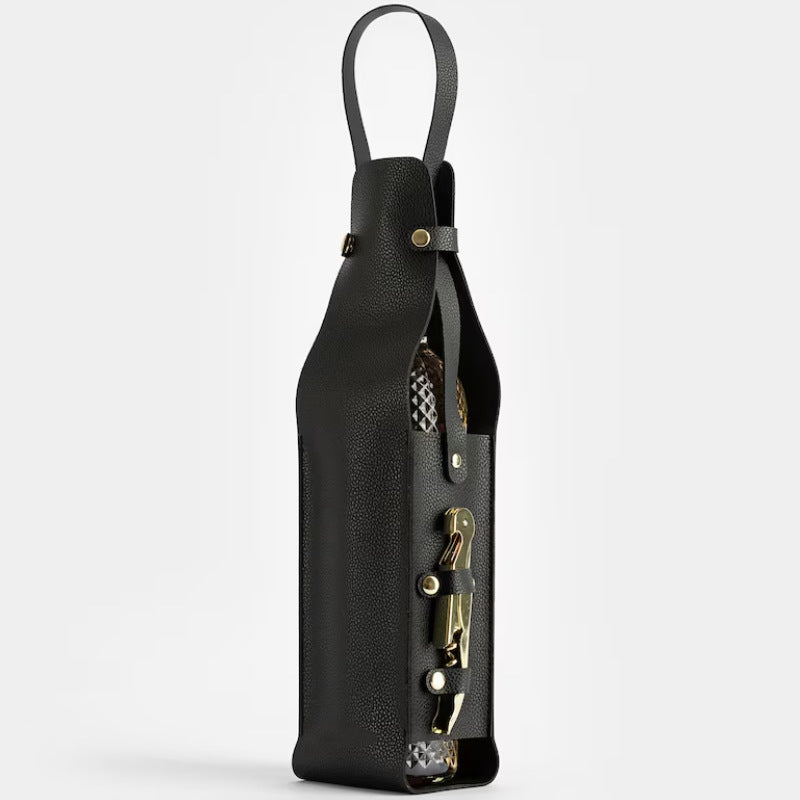 Wine Tote Bag for Elegant Picnic Bottle Transport Gift