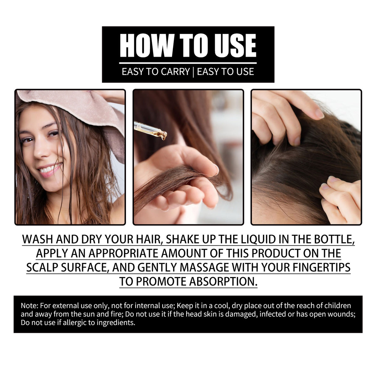 Hair Growth Oil with Biotin B7 & Collagen Support