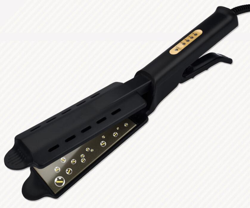 Hair Straightener Wide Ceramic Plates, Adjustable Heat