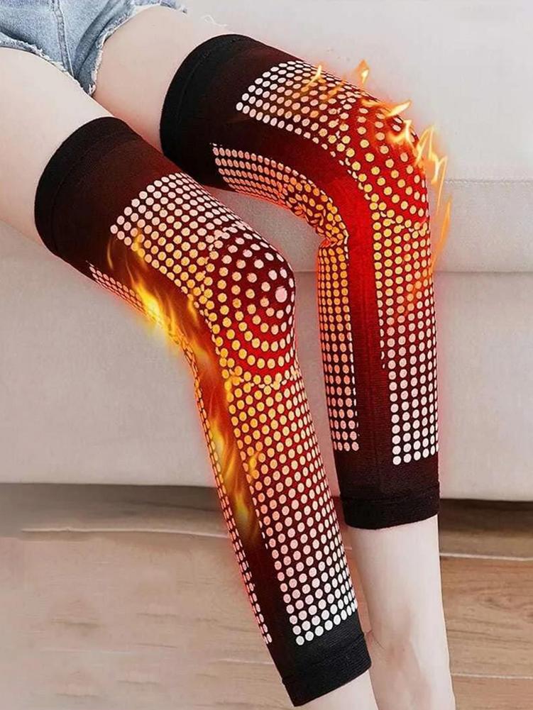 1 Pair Dot Matrix Self Heating Knee Pads Brace Sports Kneepa