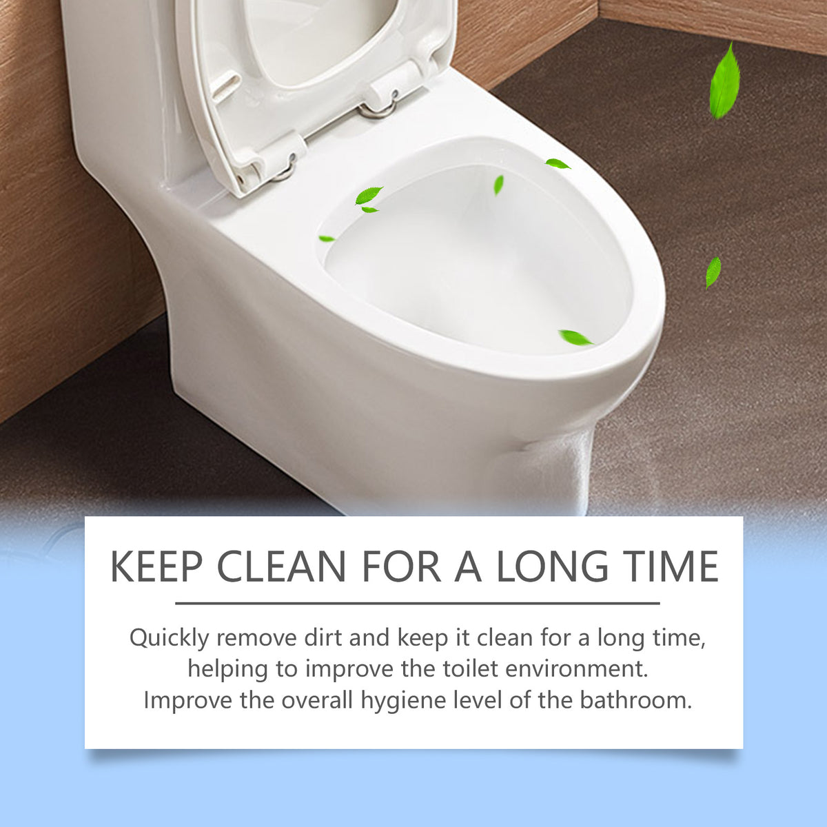 Toilet Cleaning Powder Sachets for Stains and Odor