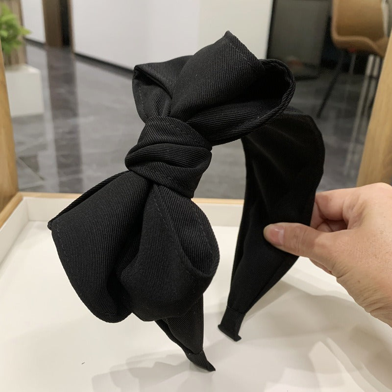 Black Bow Headband for Instant Outfit Elevation Style