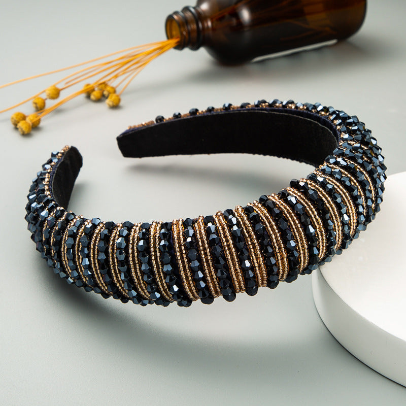 Hand-Woven Beaded Hair Hoop for Instant Polished Style