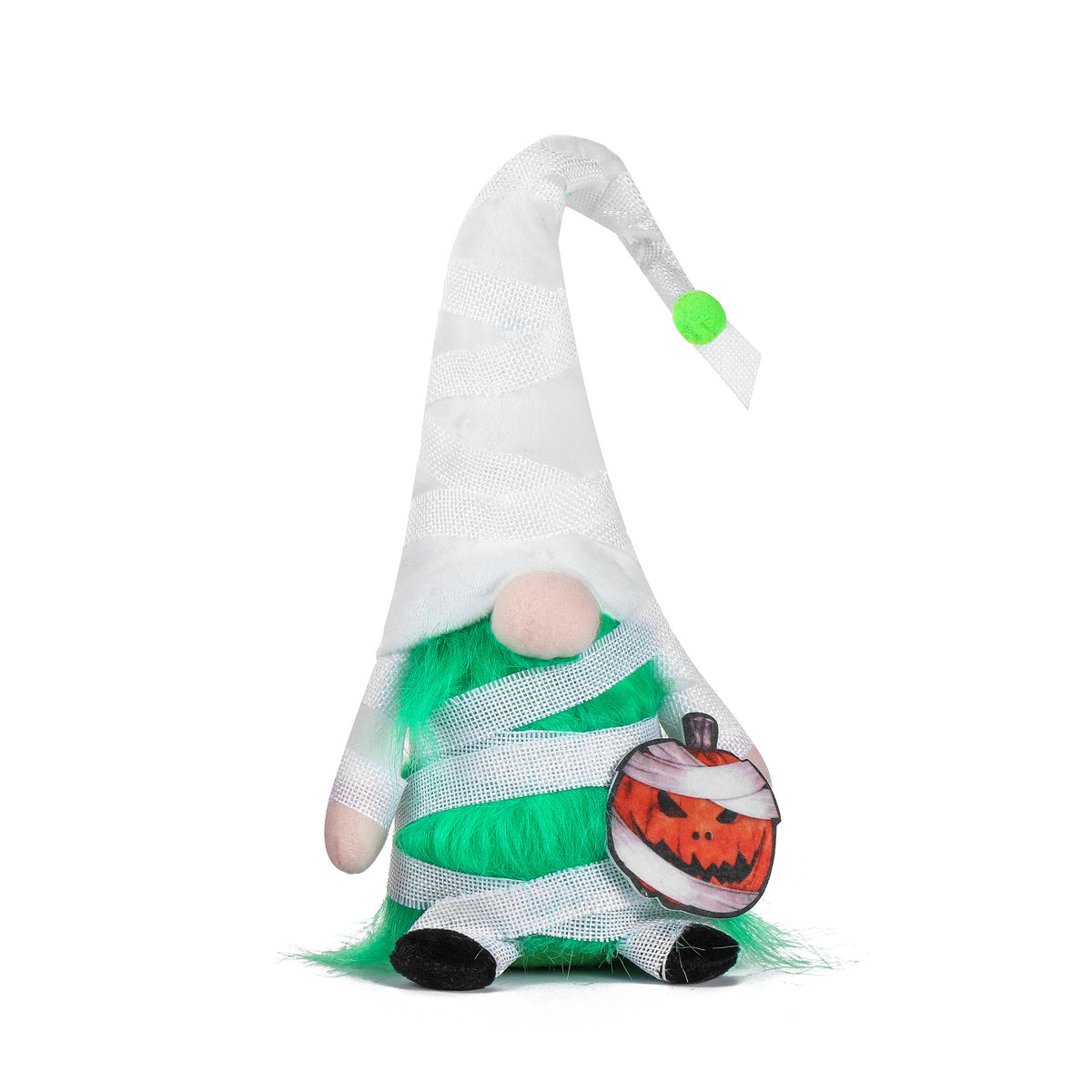 Halloween Pumpkin Doll Set for Spooky Tabletop Decor