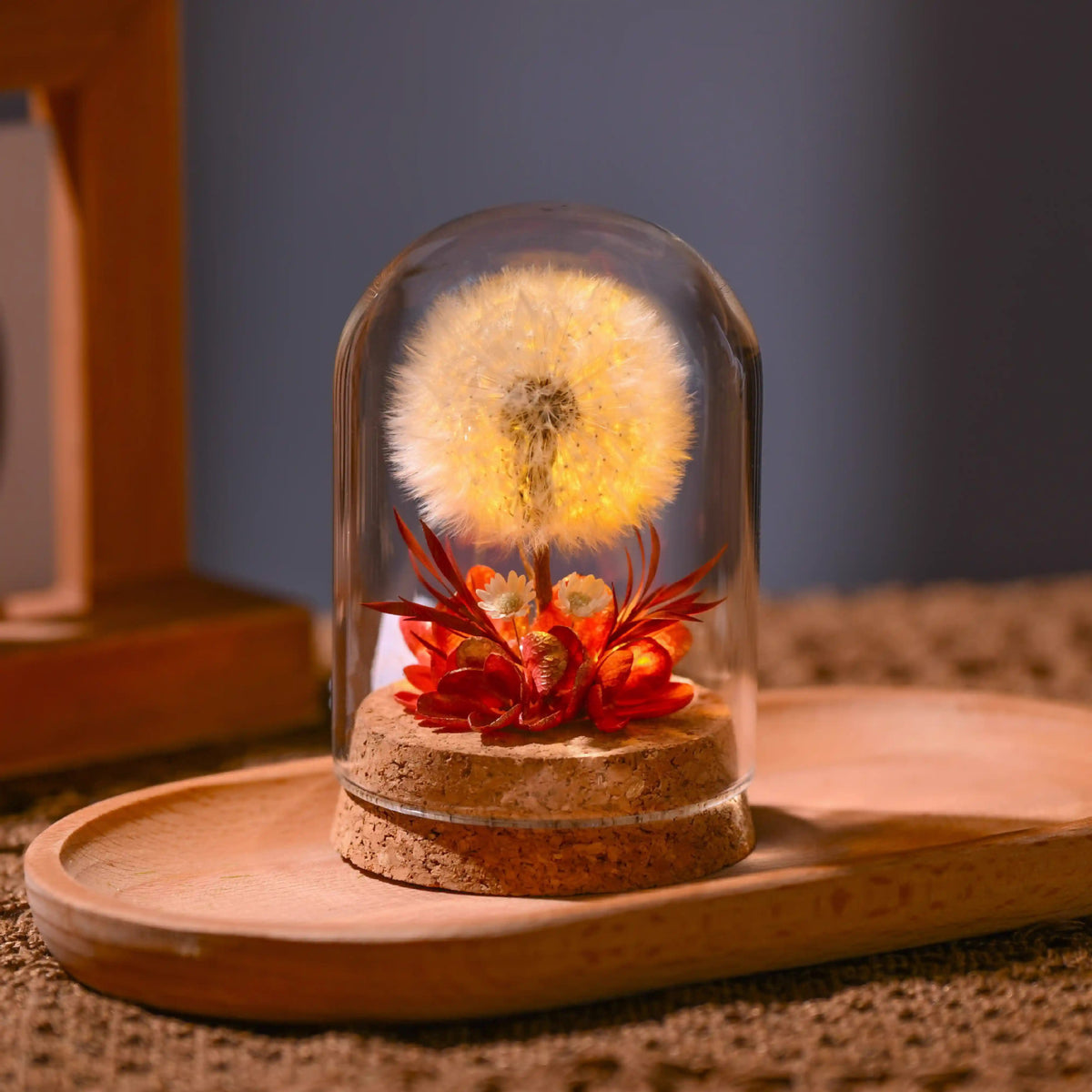 Decorative Flower Night Light With Warm Ambient Glow