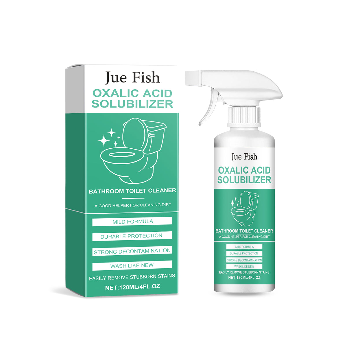 Toilet Stain Remover Spray for Stubborn Mineral Buildup