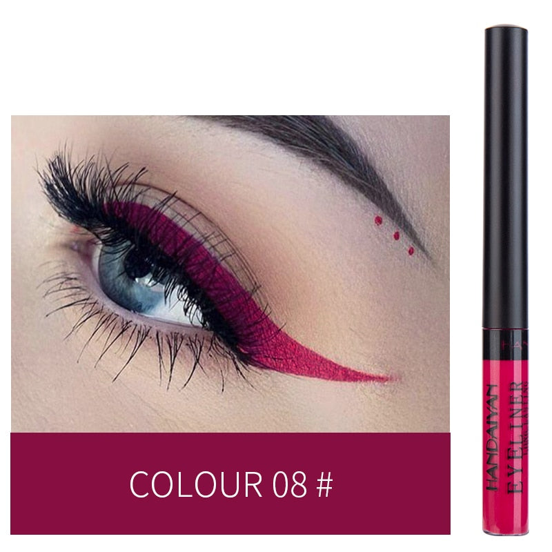 HANDAIYAN 12 Color Liquid Eyeliner Waterproof Set