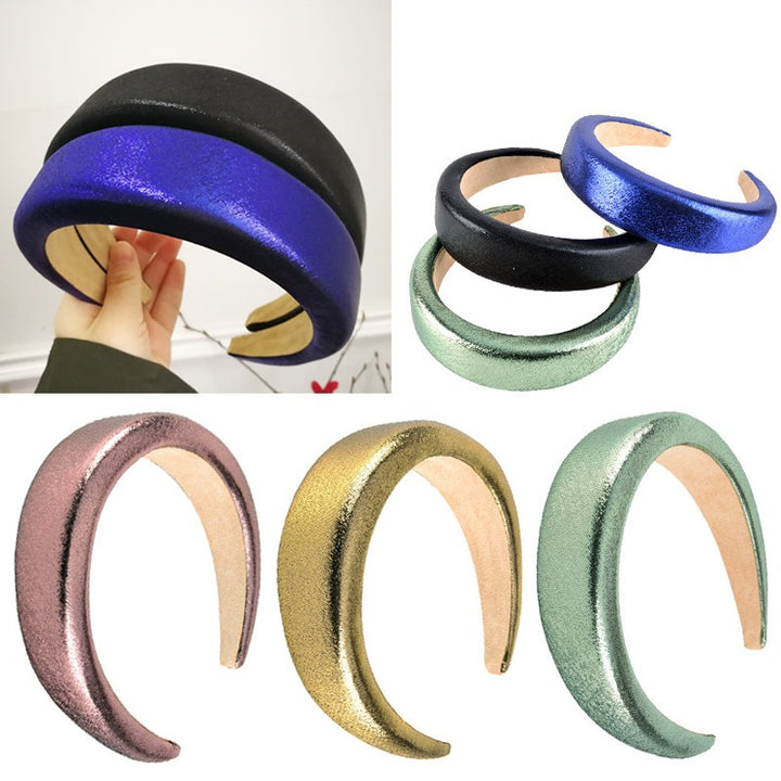 Wide Padded Hair Hoop for Glossy, Polished Daily Style
