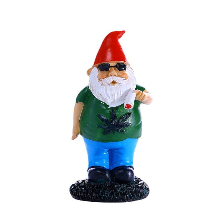 Funny Resin Garden Gnome Statue for Lawn and Patio