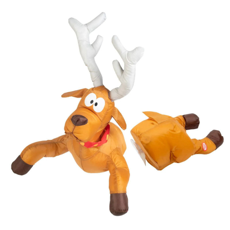 3D Christmas Window Decoration Santa Reindeer Set