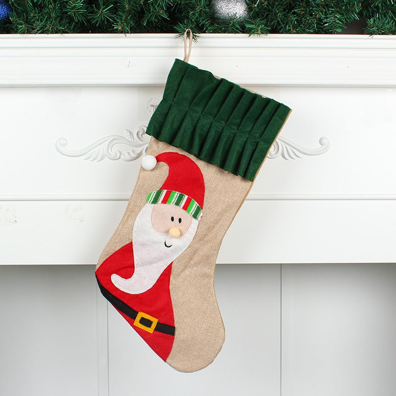 Large Christmas Stocking Gift Bag for Candy & Gifts
