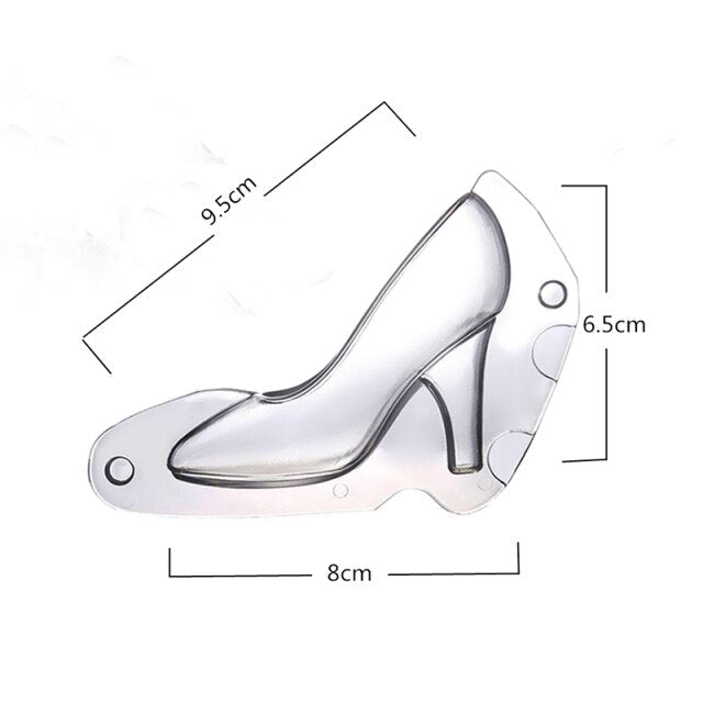 High Heel Shoe Chocolate Mold for 3D Candy at Home