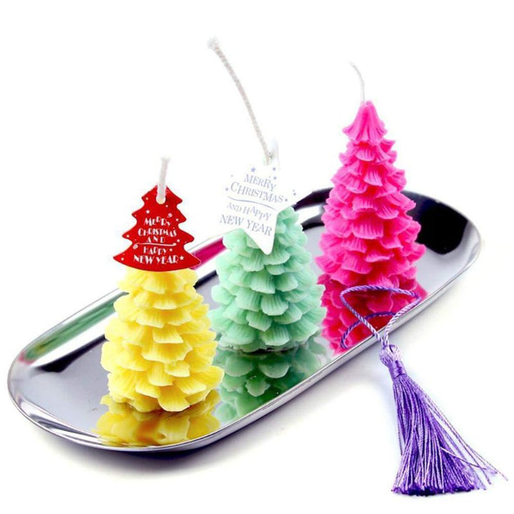 3D Christmas Tree Silicone Mold for Festive Crafts