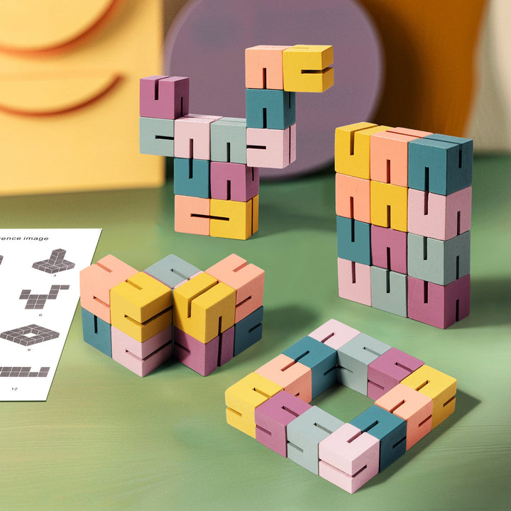 Twistable Building Blocks for Open-Ended Creative Play