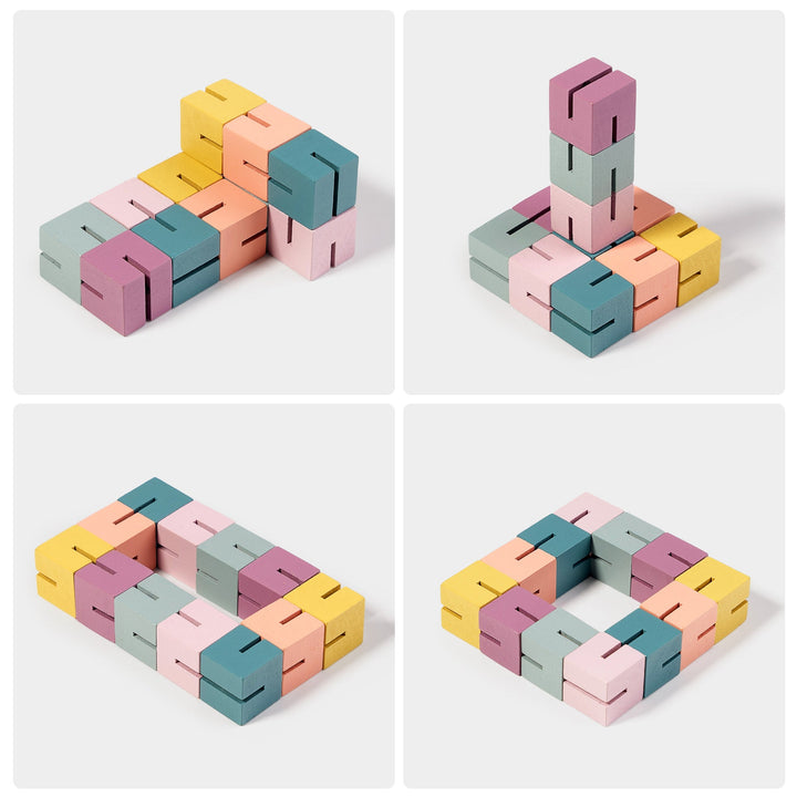 Twistable Building Blocks for Open-Ended Creative Play