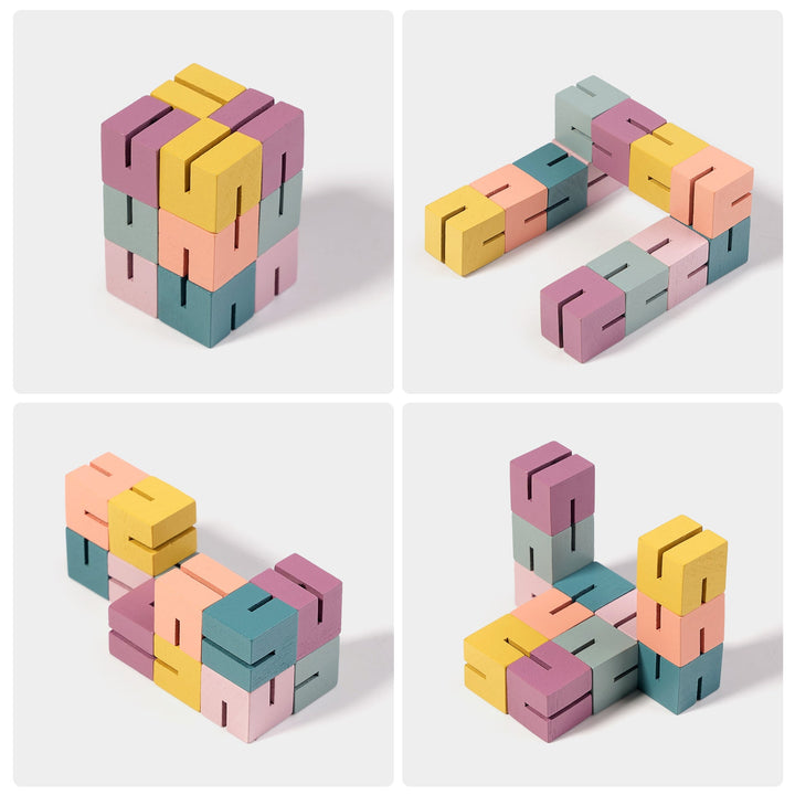 Twistable Building Blocks for Open-Ended Creative Play