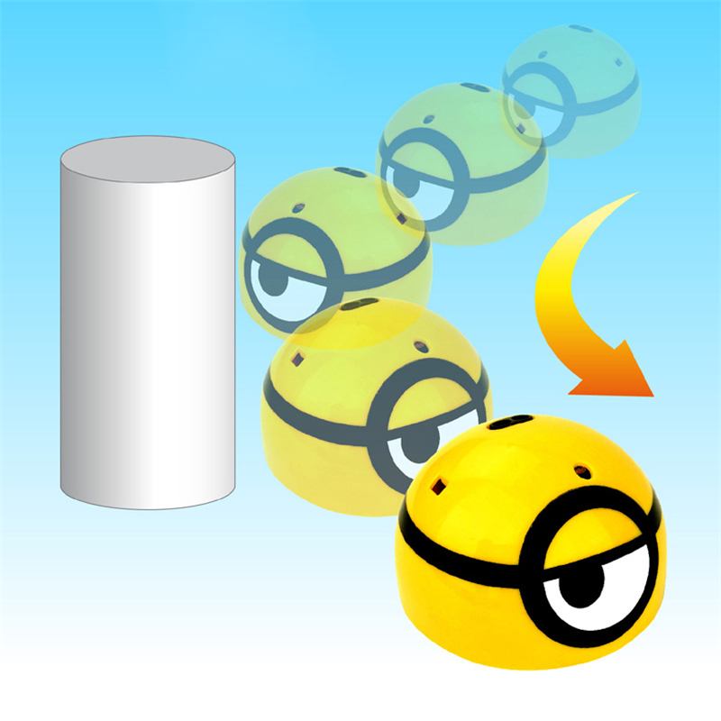 Obstacle-Avoiding Rolling Toy for Interactive Play