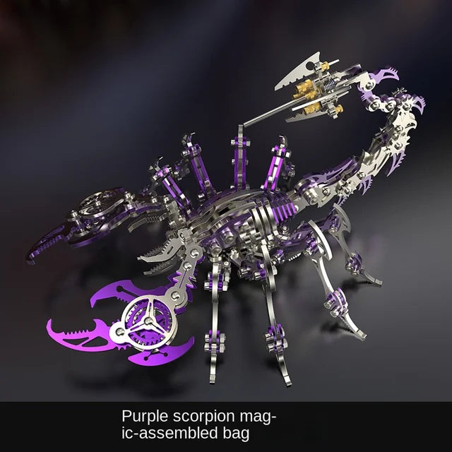 3D Metal Scorpion Model Kit for Steampunk Desk Display