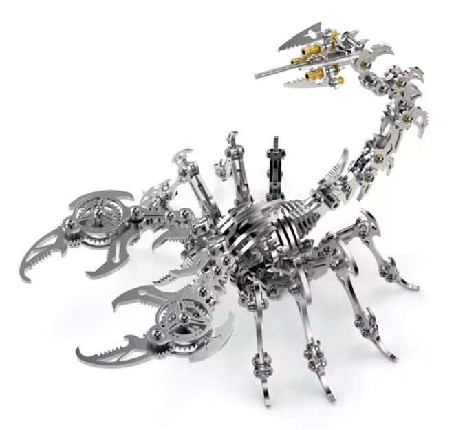 3D Metal Scorpion Model Kit for Steampunk Desk Display