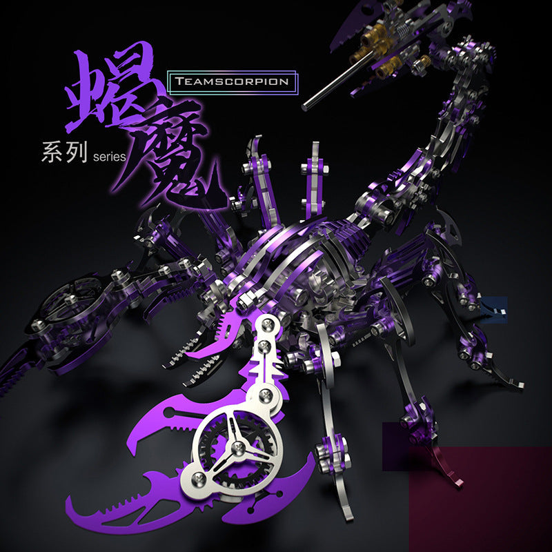 3D Metal Scorpion Model Kit for Steampunk Desk Display