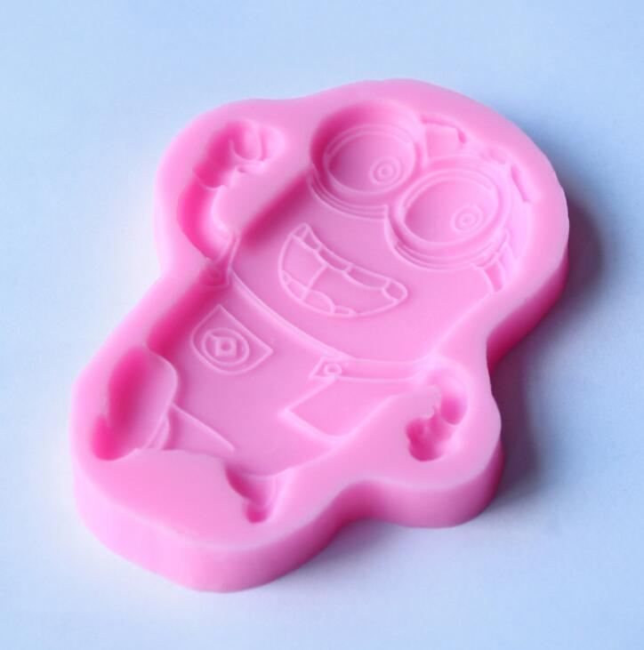 Minion Cake Mold Silicone for Fondant 3D Character Topper