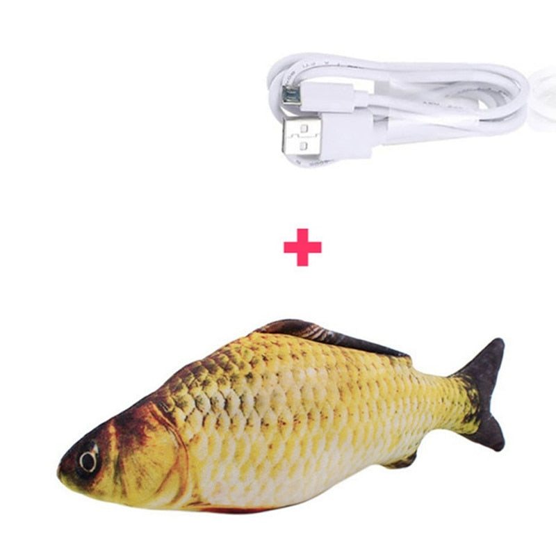 Interactive Fish Cat Toy for Indoor Play & Enrichment