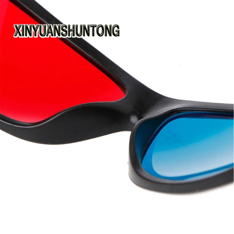 Red Cyan Anaglyph 3D Glasses for Movies and Games at Home