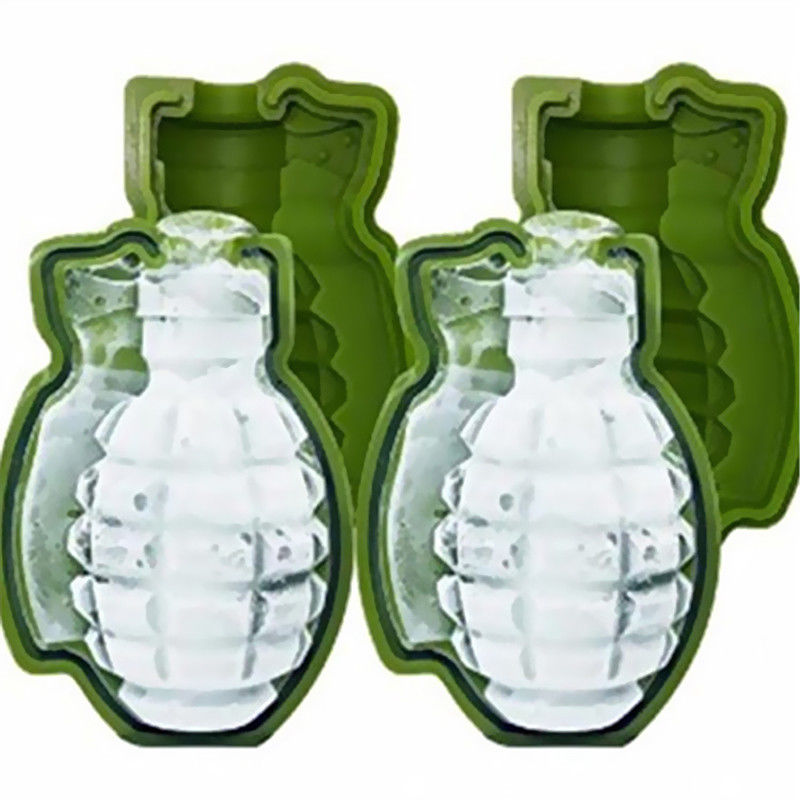 Grenade Ice Cube Mold for Whiskey Silicone Ice Maker