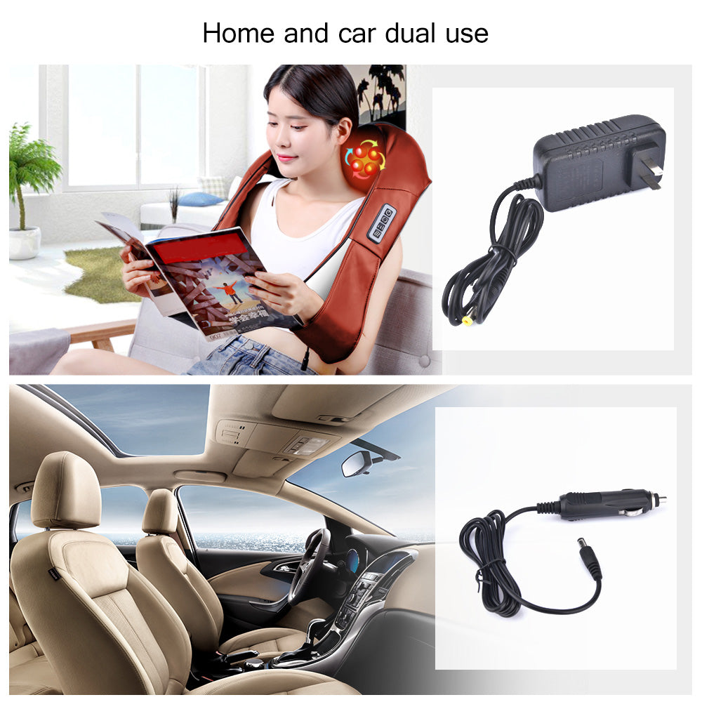 Heated Neck and Shoulder Massage Shawl for Home & Car