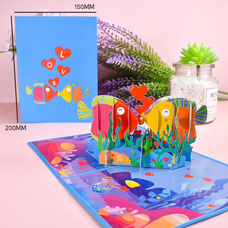 3D Pop-Up Love Card For Memorable Romantic Messages
